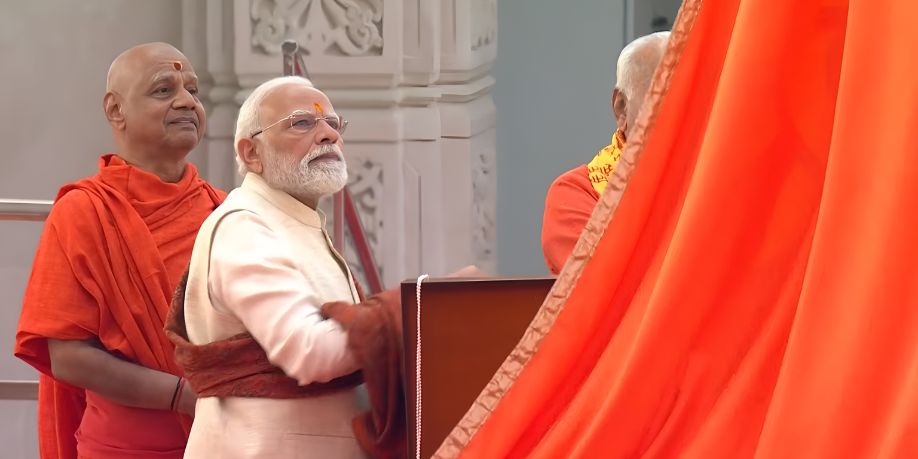 Ram Mandir flag hoisting ceremony